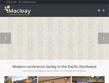 Tablet Screenshot of experiencemacleay.org